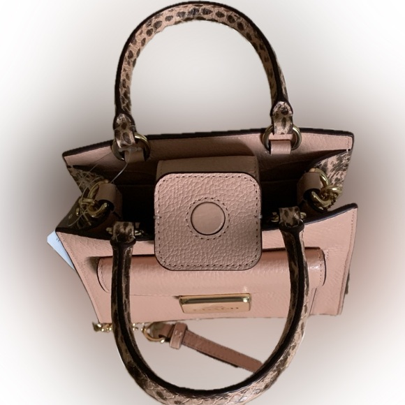 Coach Snake Embossed Trim Mini Pepper Crossbody - Picture 10 of 16